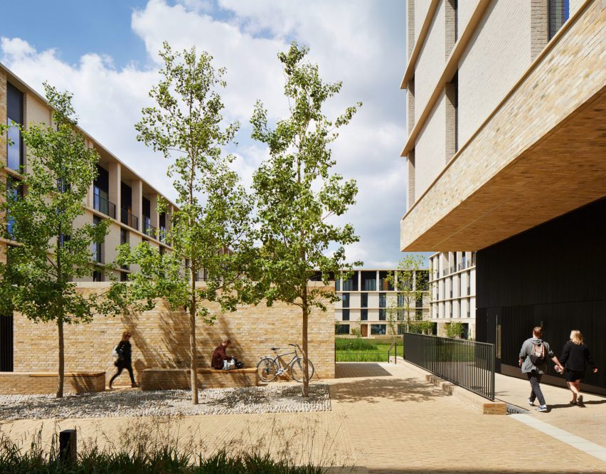 Stanton Williams used pale brick across the Key Workers Housing