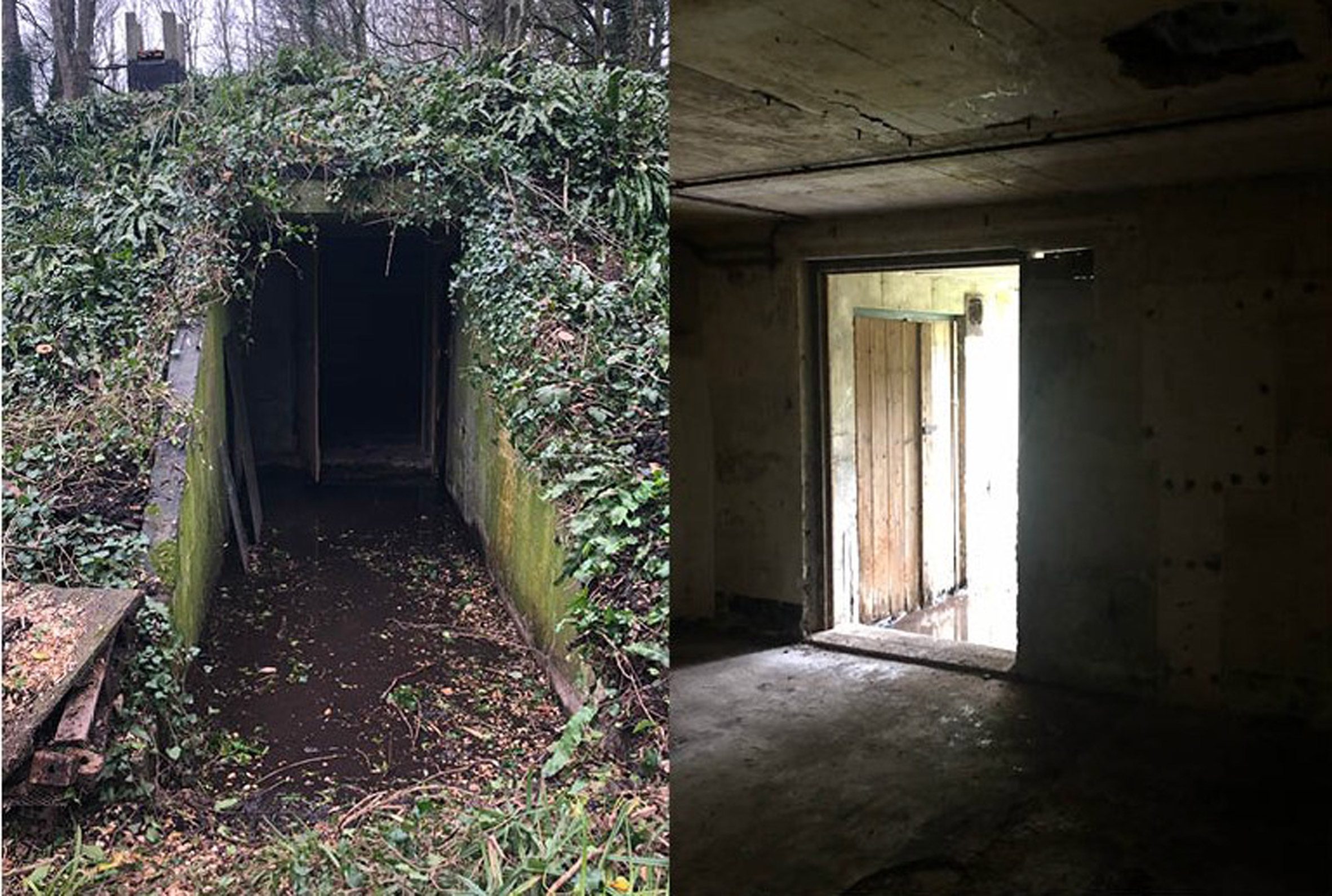 Holiday home in world war two bunker