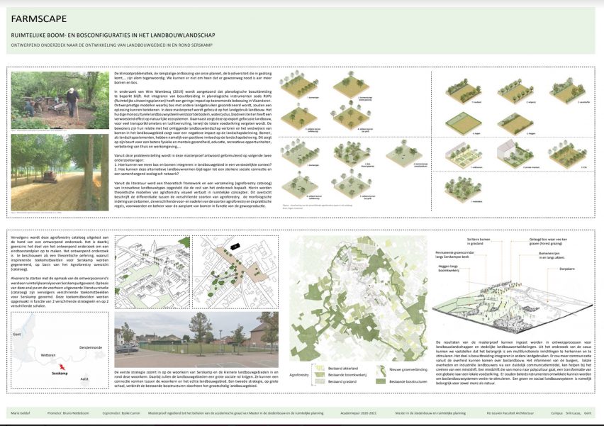 An image of Farmscape – Spatial Tree and Forest Configurations in the Agricultural Landscape by Marie Geldof