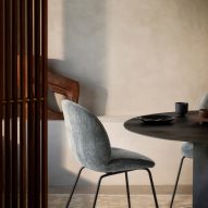 Beetle dining chair in Grey by GamFratesi