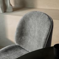 Beetle dining chair in Grey by GamFratesi