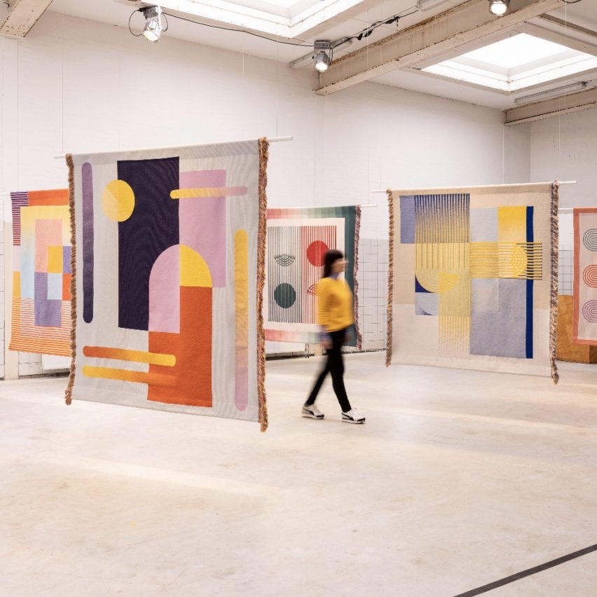 Chromarama is a collection of vibrant tapestries for people with colour blindness