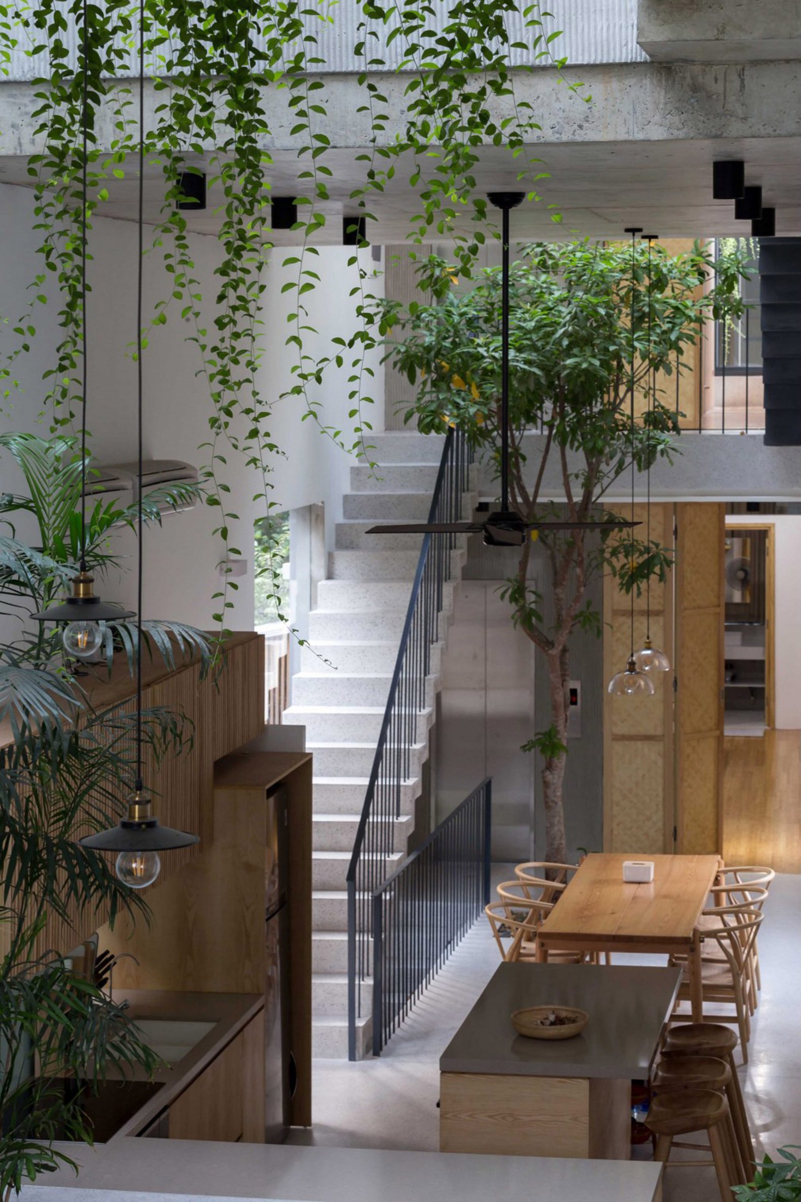 ODDO Architects builds five-storey CH House on narrow site in Hanoi