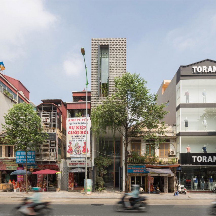 ODDO Architects builds five-storey CH House on four-metre-wide site in Hanoi