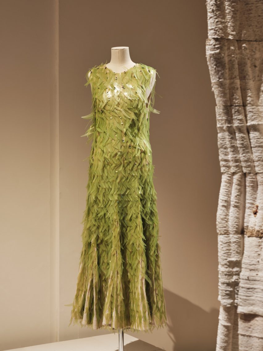 Charlotte McCurdy and Phillip lim dress at Design Museum