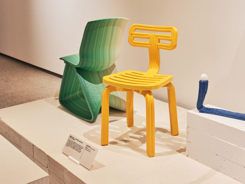 Dirk van der Kooij's Chubby Chair at the Design Museum