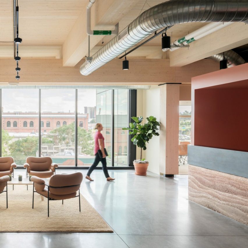 Office interiors of Education First's base in Denver, Colorado