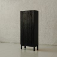 Armarium cabinet by Vilde Hagelund at Ny Normal exhibition by Fold Oslo