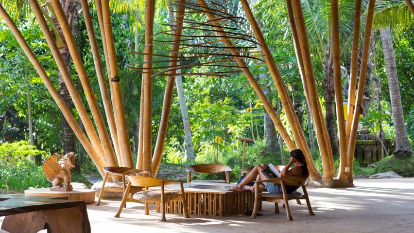 Bamboo school in Bali, Indonesia