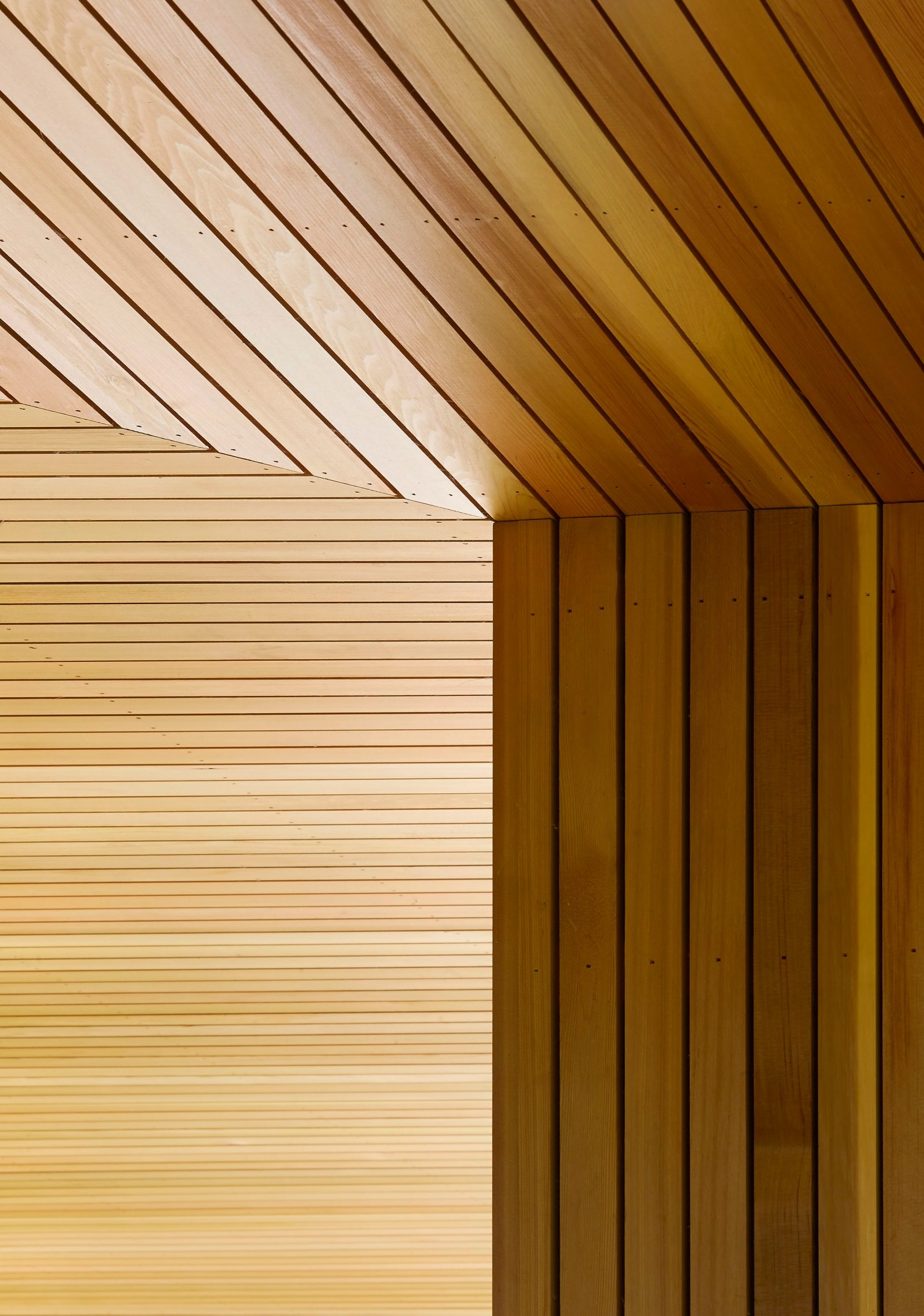 Wooden detail of House in The Lakes by Yoo, by Broadway Malyan