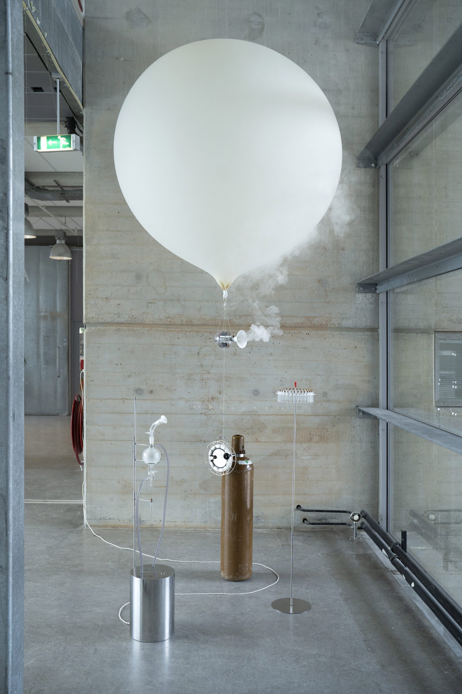 Weather balloon in Human-Cloud Project by Filips Staņislavskis