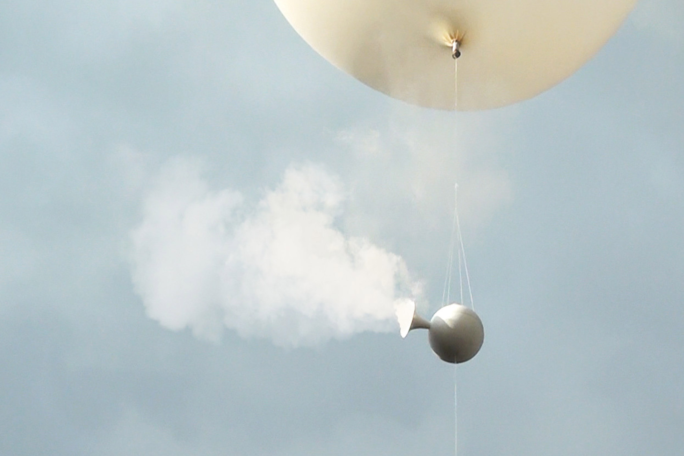 Cloud being released in Human-Cloud Project by Filips Staņislavskis