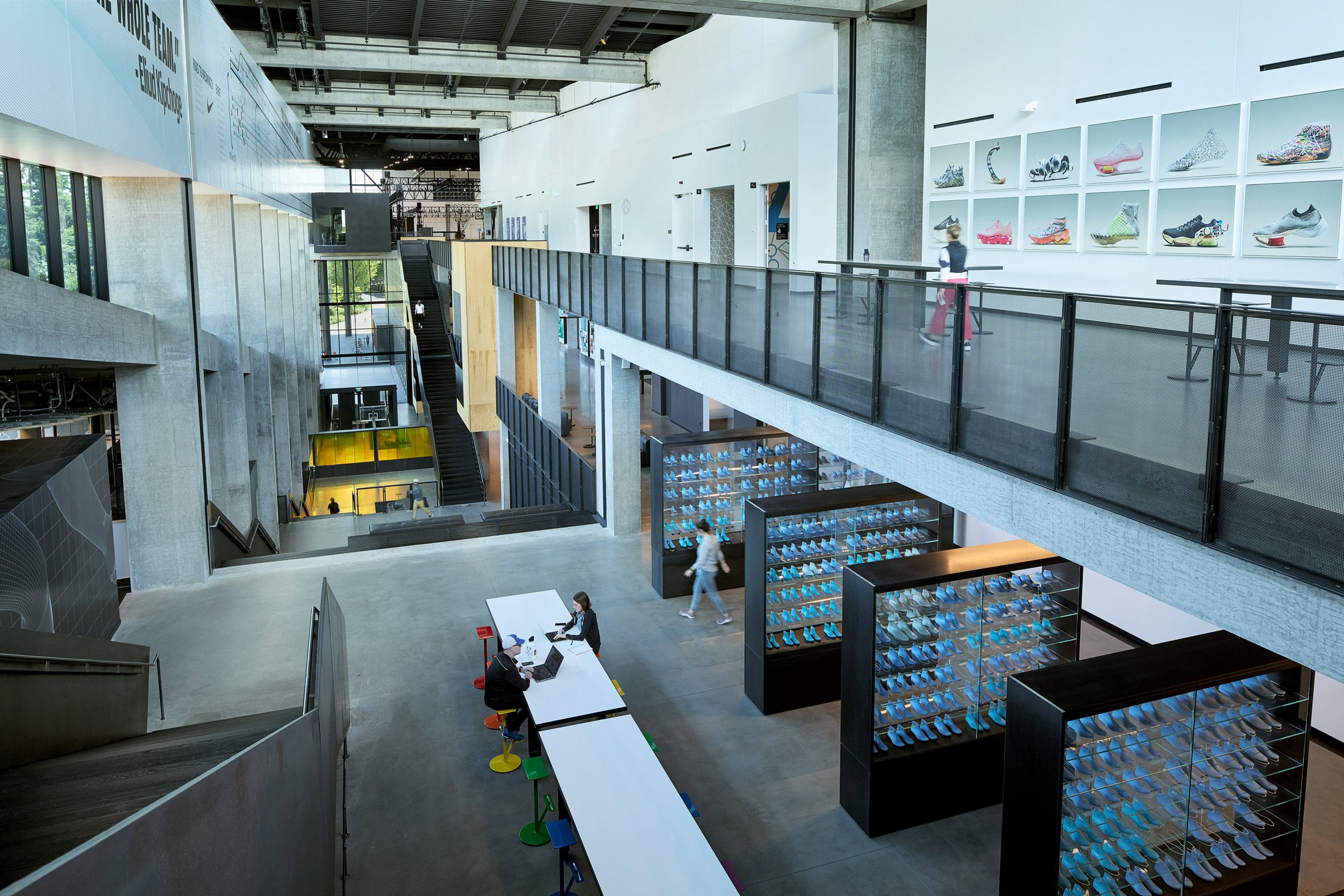 Steel mesh wraps LeBron James Innovation Center by Olson Kundig