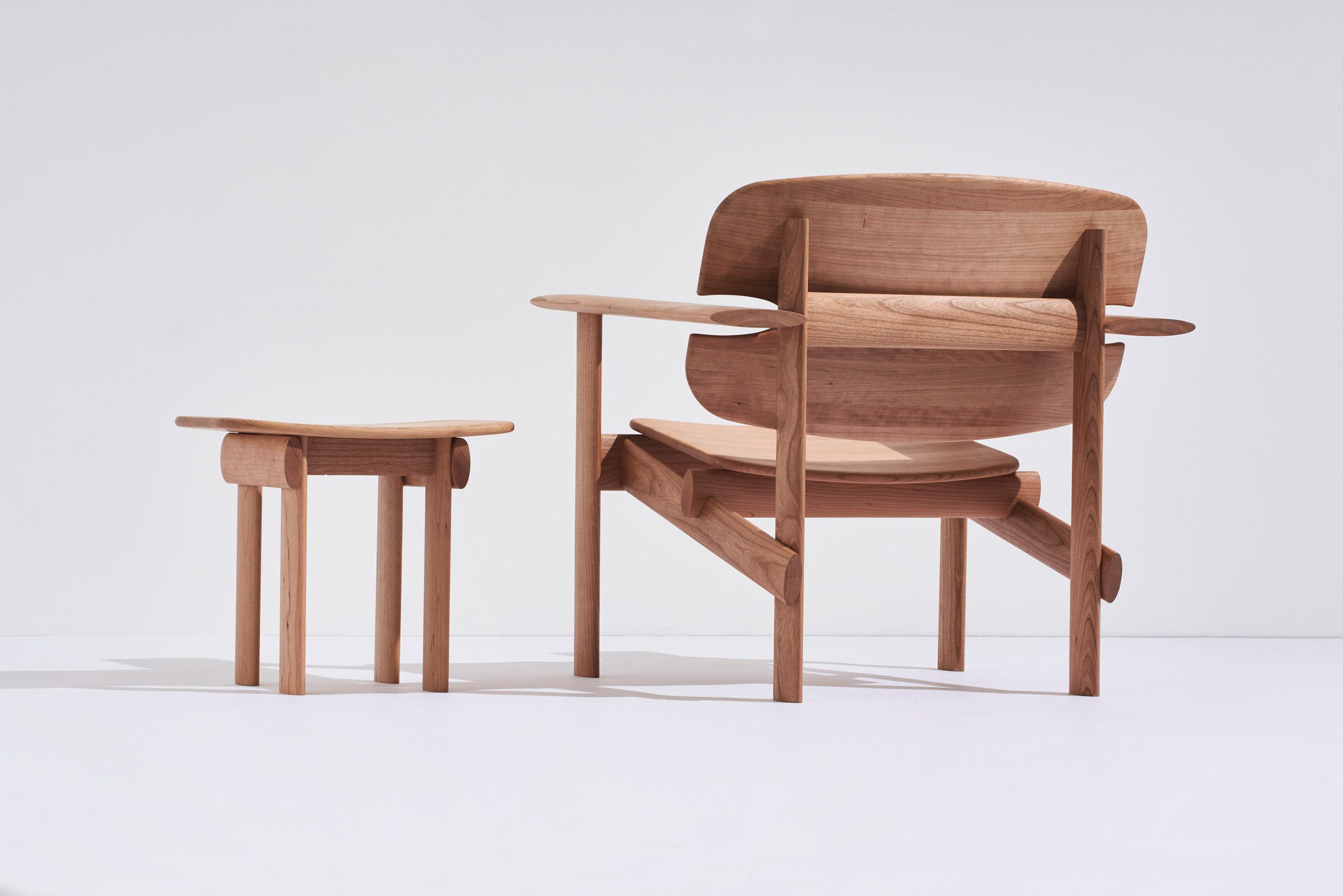 Mac Collins' Concur chair and side table