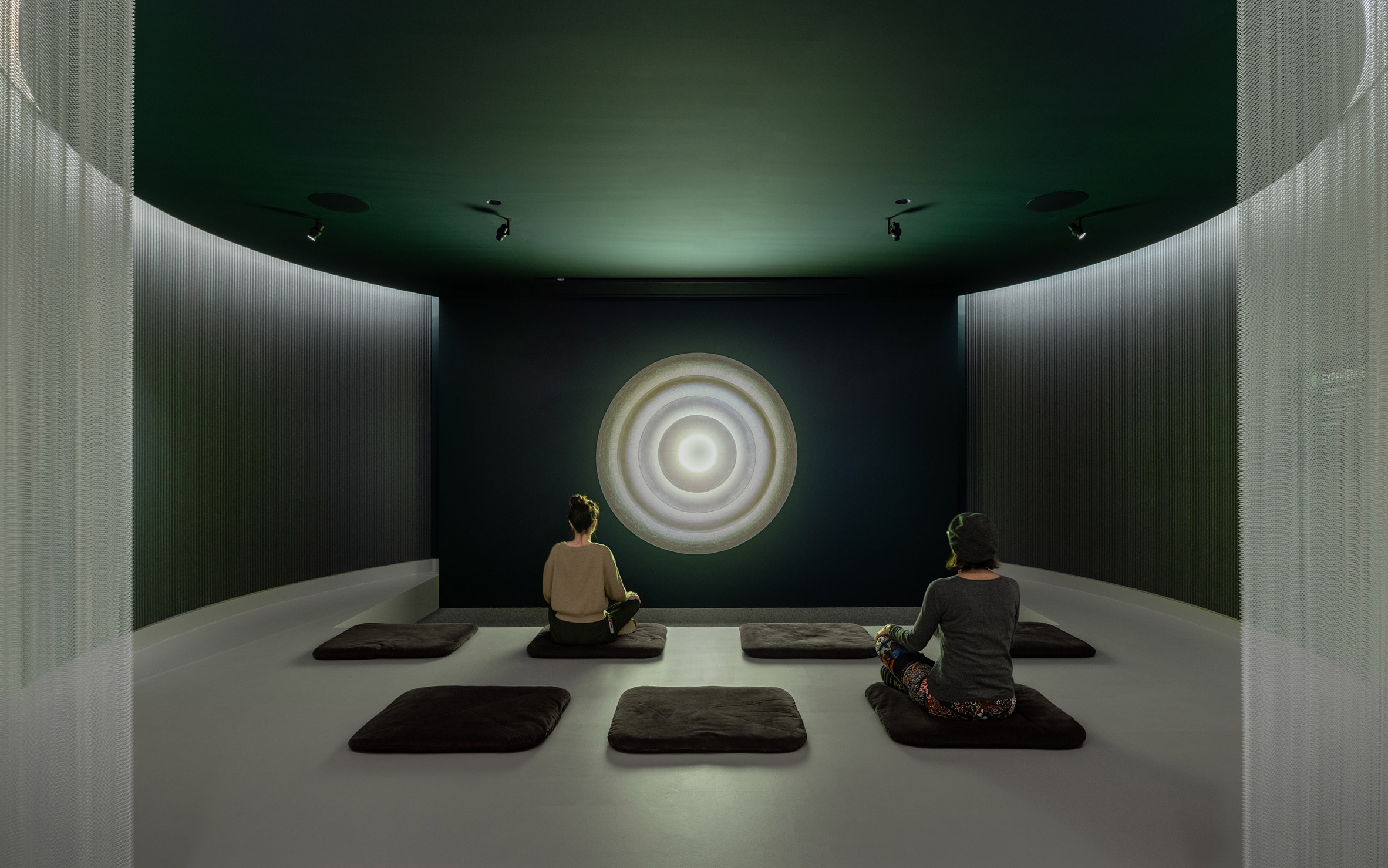 Calming space in the Mandala Lab
