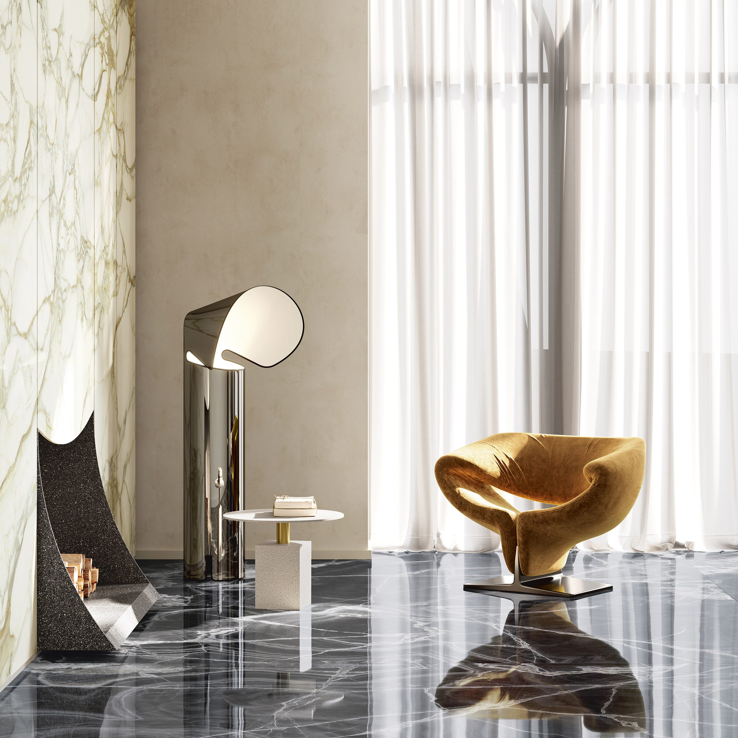 Marmi Maximum tiles by Fiandre Architectural Surfaces