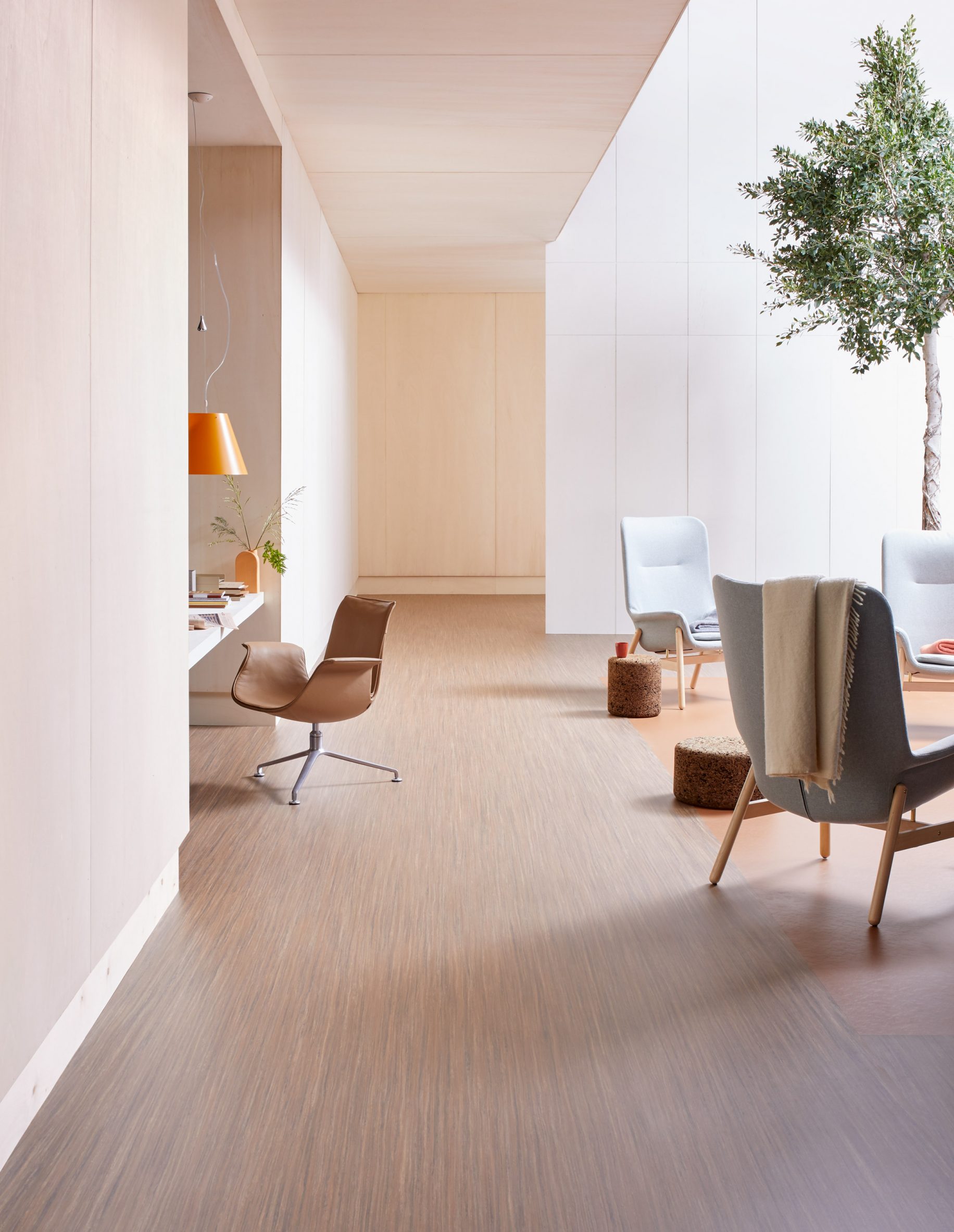 Marmoleum Linear linoleum flooring by Forbo Flooring
