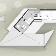 first floor plan of Kastelaz Hof by Peter Pichler Architecture