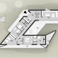 ground floor plan of Kastelaz Hof by Peter Pichler Architecture