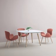 Phlox seating and tables by Rainlight for Okamura