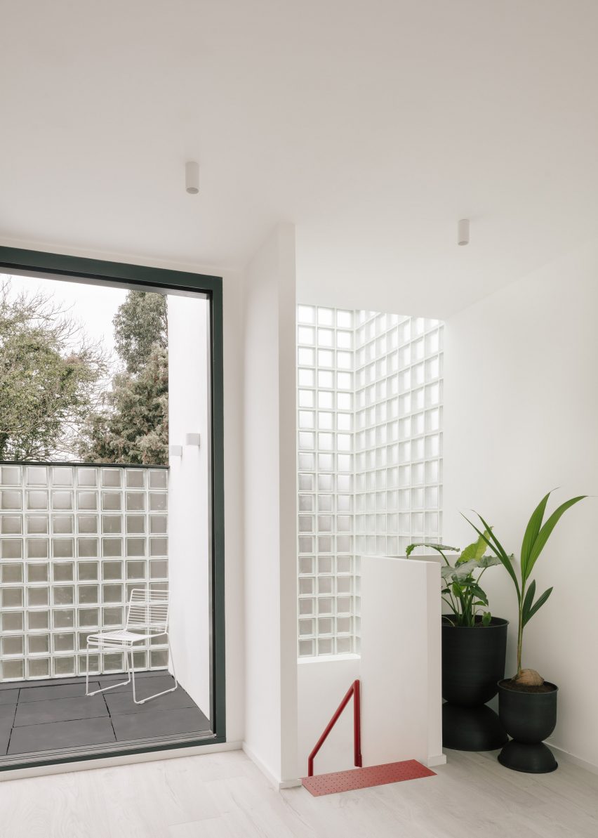 Studio with glass brick balcony for Remi Connolly-Taylor