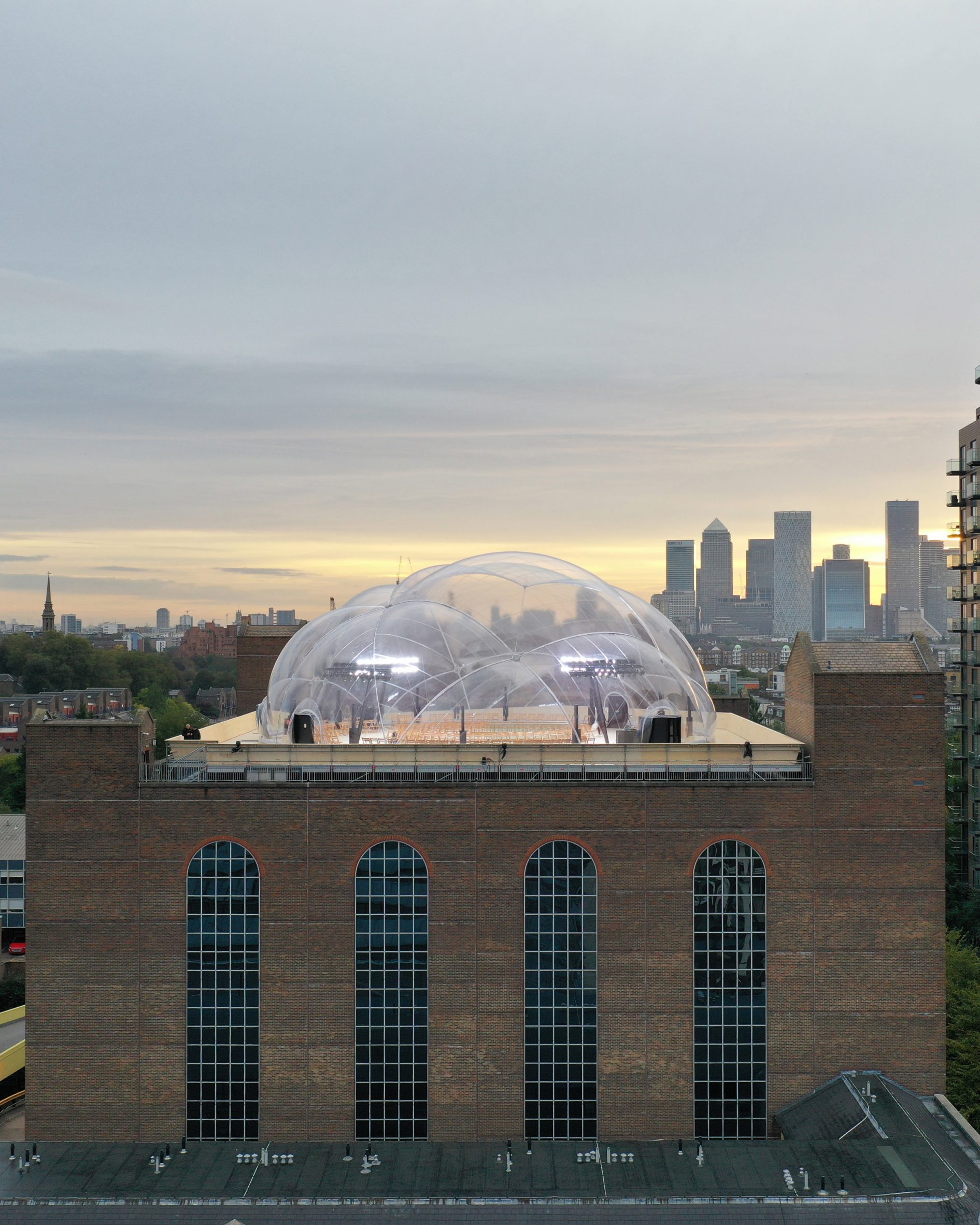 The alexander mcqueen show was built on top of a carpark 