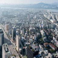 Aerial view of Seoul