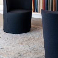 Rug and upholstery by Peter Saville for Kvadrat