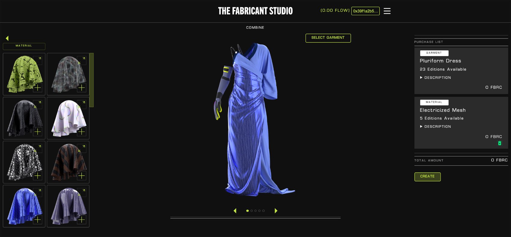The Fabricant Studio "allows anyone to become a digital fashion designer"