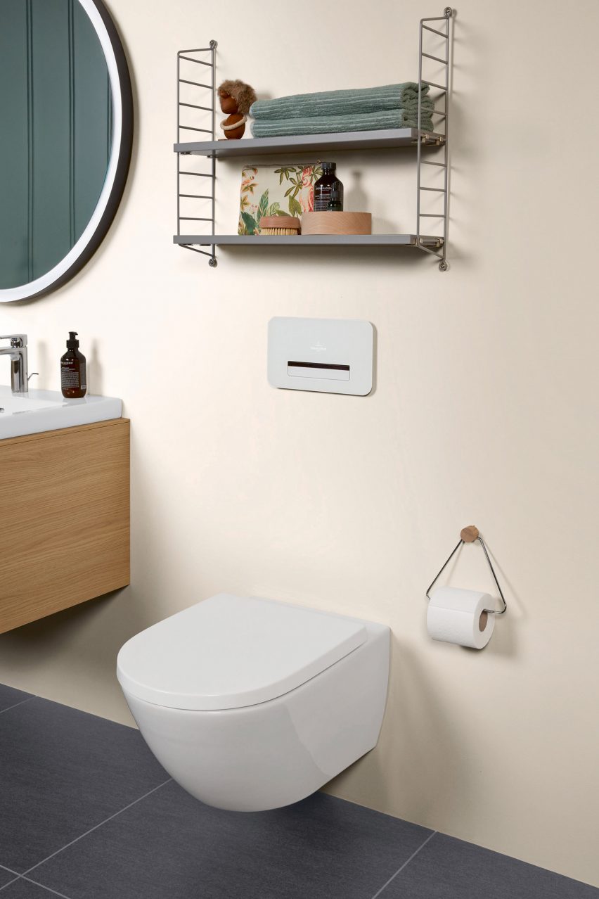 Toilet oleh Villeroy & Boch menggunakan teknologi TwistFlush