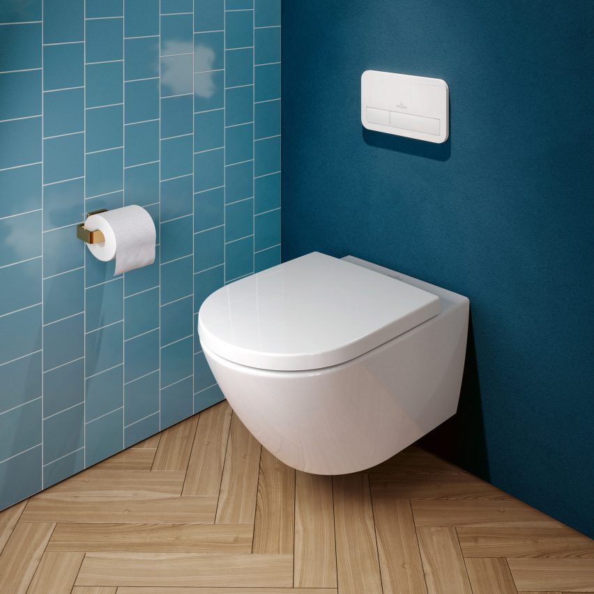 Toilet by Villeroy & Boch using TwistFlush technology