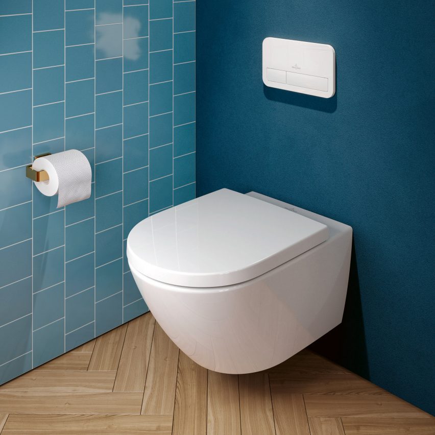 Toilet by Villeroy & Boch using TwistFlush technology
