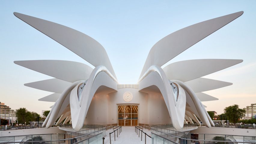 UAE pavilion by Santiago Calatrava