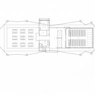 Ground floor plan of PANNAR Sufficiency Economic and Agriculture Learning Centre by Vin Varavarn Architects
