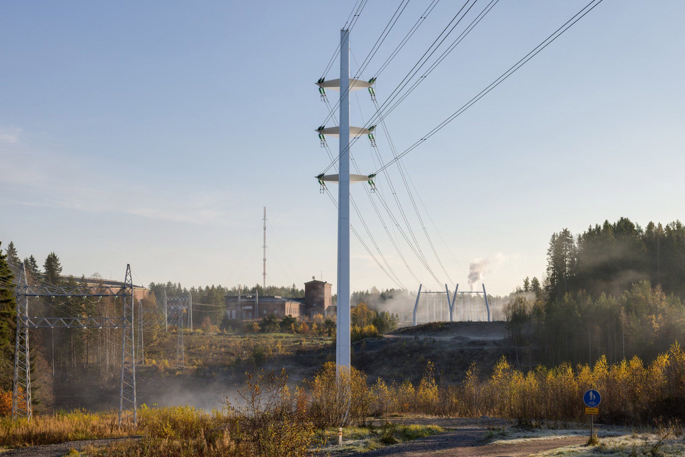 The electricity infrastructure is in Imatra, Finland