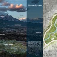site plan of alpine garden by z'scape
