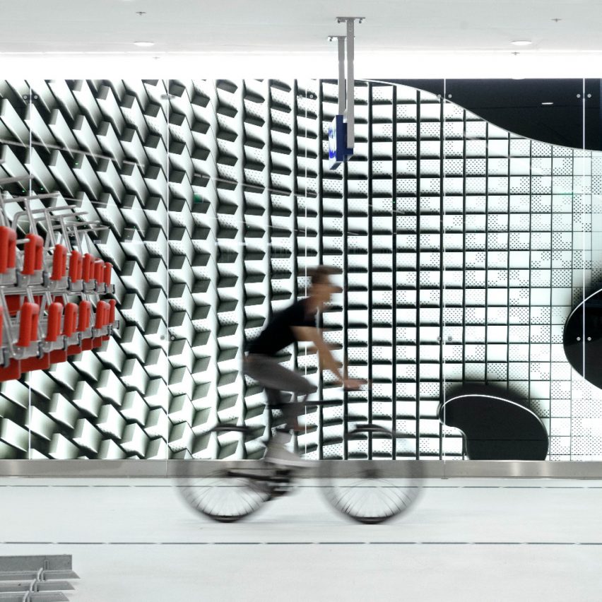 Bicycle parking garage, The Hague, the Netherlands, by Silo