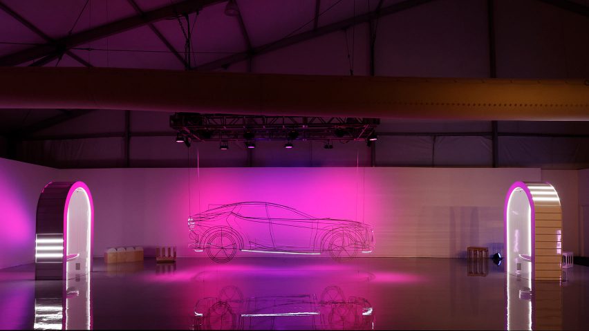 ON/ installation by Germane Barnes for Lexus
