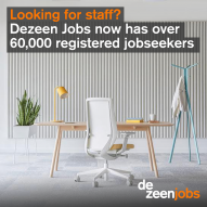 Dezeen Jobs now has over 60,000 registered jobseekers