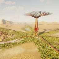 BPAS Architects envisions rain-collecting skyscrapers to "reverse desertification"