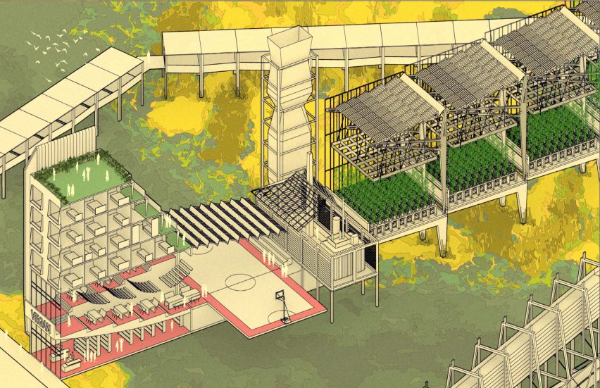 A visualisation called Vegan Labs: Utopia in Practice by Pedro Pinera-Rodriguez