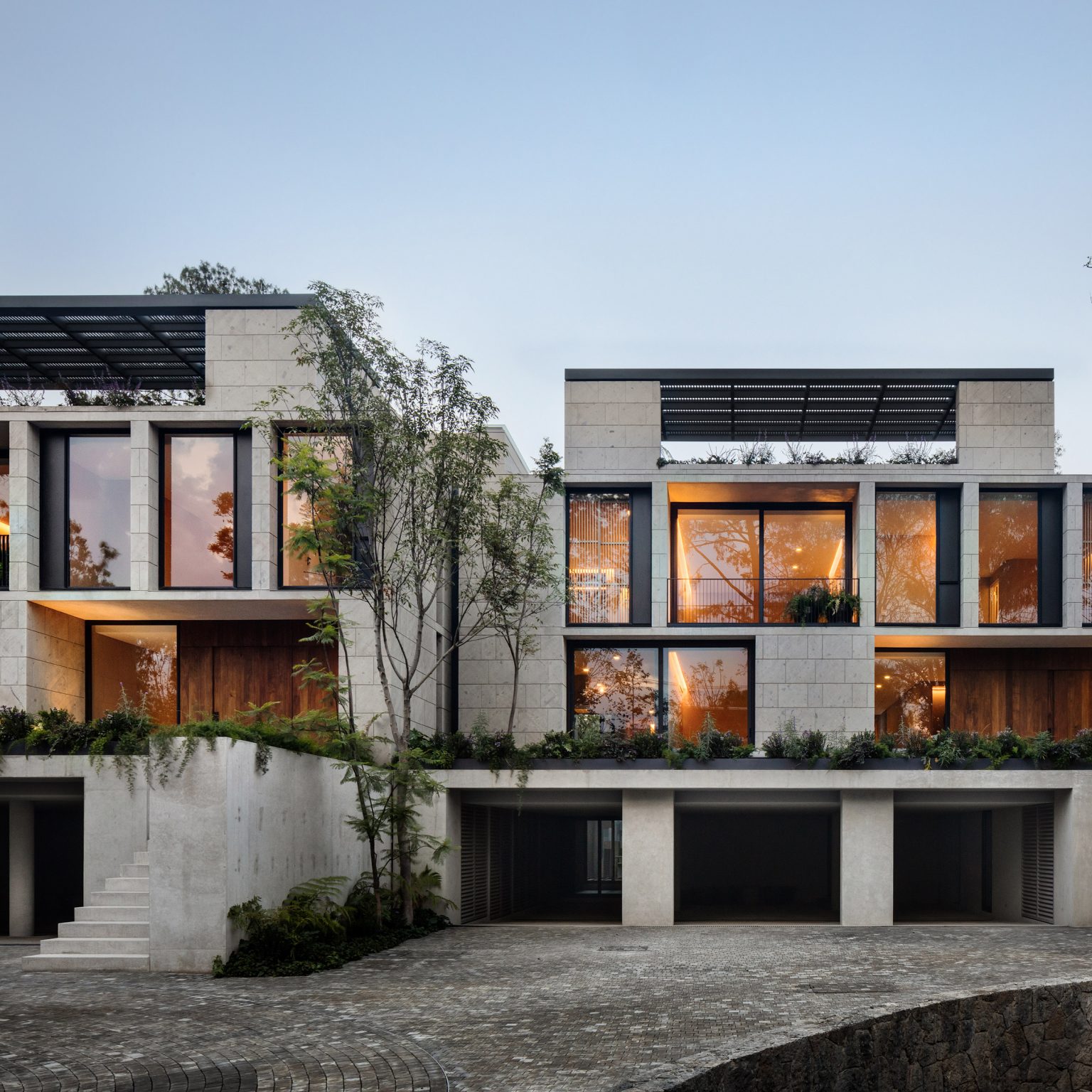 Hgr Arquitectos Uses Orange Bricks To Build Mexico City Apartment Block 