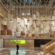 Aurora installation at the Design Museum empowers circular designers says Arthur Mamou-Mani