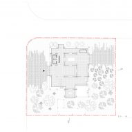 Floor plan of Baoshan Exhibition Center by Kokaistudios