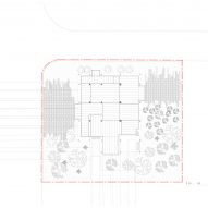 Roof plan of Baoshan Exhibition Center by Kokaistudios
