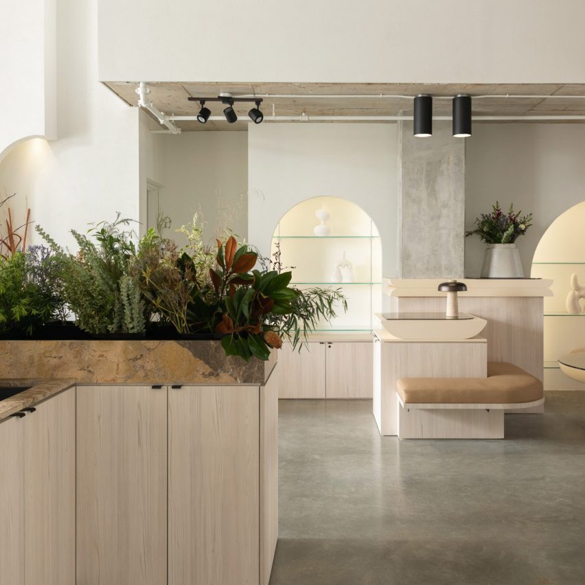 Interiors of Cadine store in Vancouver designed by Ste Marie