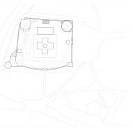 Site plan for Calton Hill Play Shelter by O'DonnellBrown