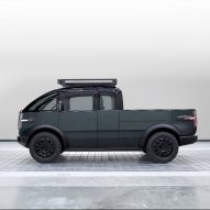 Canoo's electric and extendable Pickup truck includes pop-out workspaces