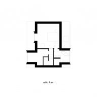 Second floor plan of CiAsa Aqua Bad Cortina house by Pedevilla Architects