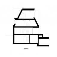 Section of CiAsa Aqua Bad Cortina house by Pedevilla Architects
